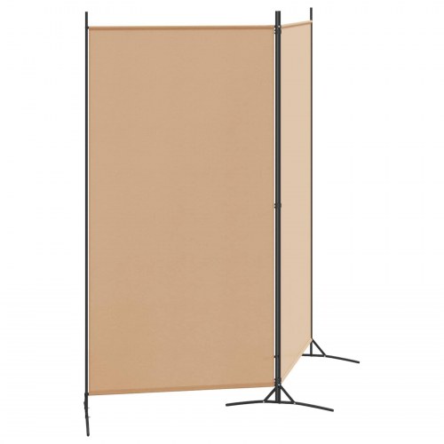 2-panels rumdeler i stof - beige, 175 × 180 cm
