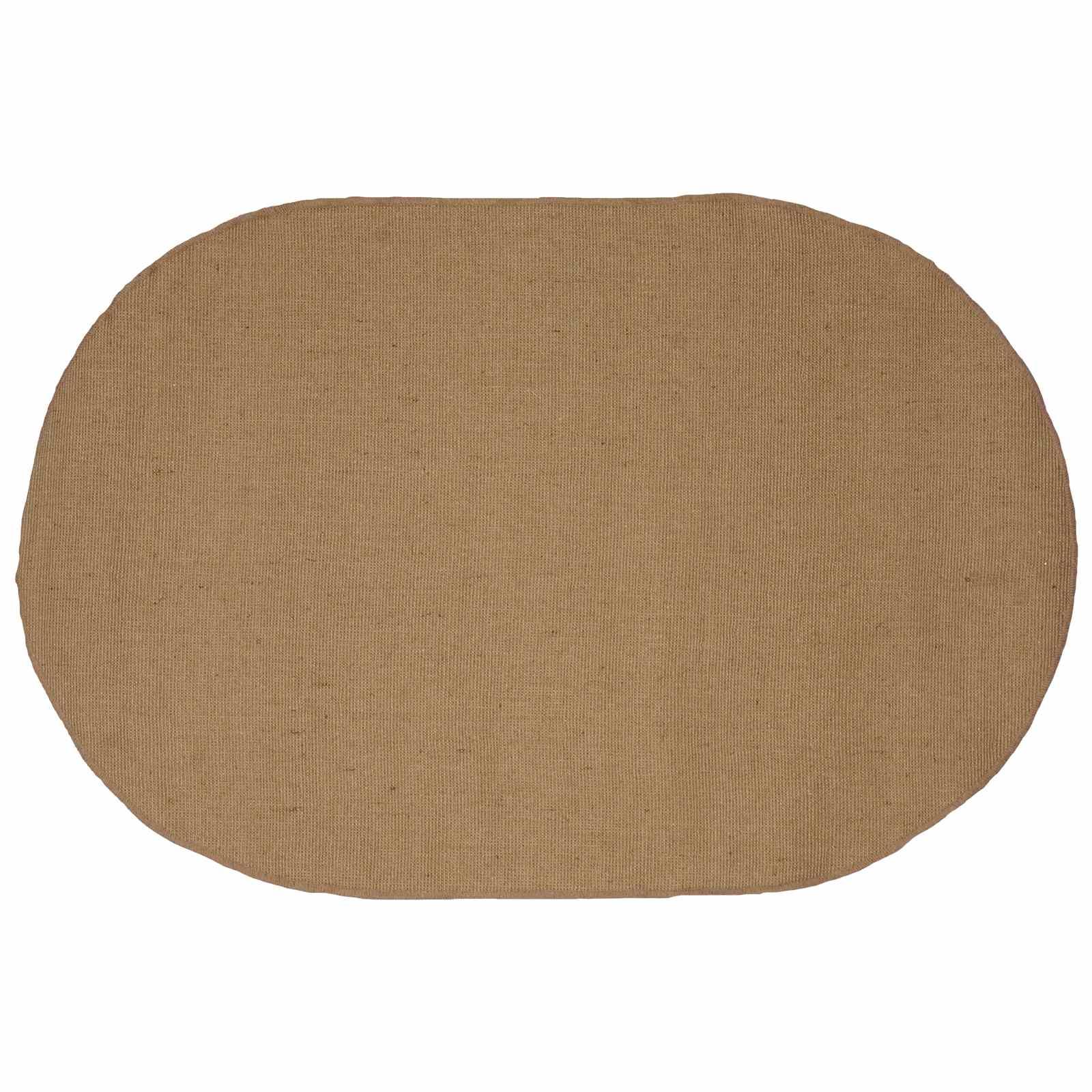 Områdetæpper Rektangulær Naturfarvet 100 x 152 cm Jute