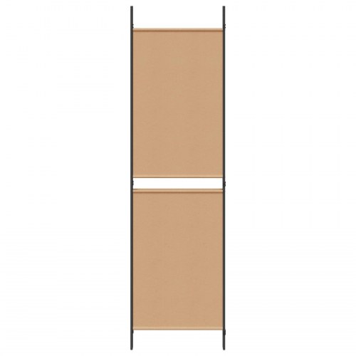 3-panel rumdeler i stof - beige, 150 × 200 cm, foldbar