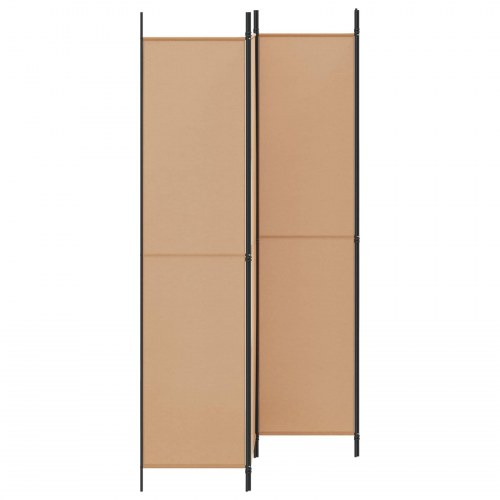 Rumdeler med 4 paneler - beige, 200 x 220 cm
