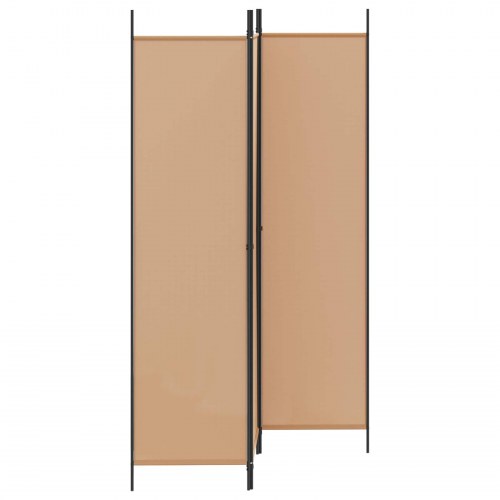3-panel rumdeler i stof - beige, 150 × 200 cm, sammenklappelig