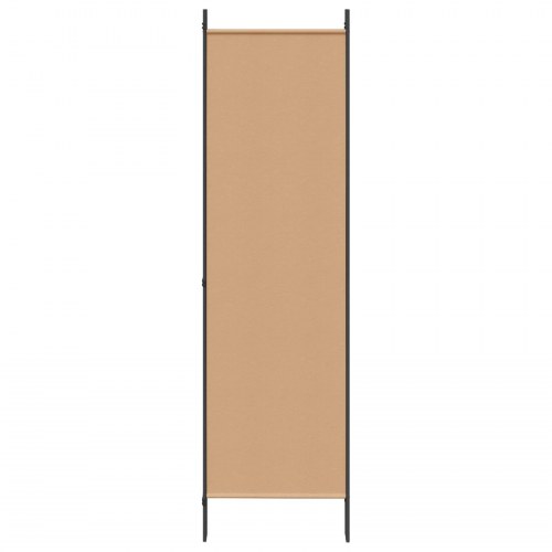 5-panel rumdeler i stof - beige, 250 × 180 cm