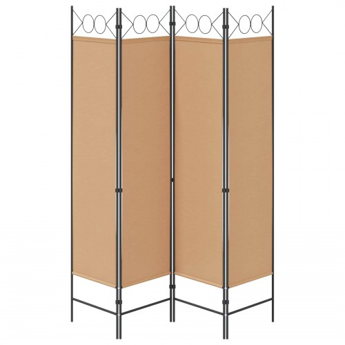 4-panels rumdeler beige 160 x 180 cm