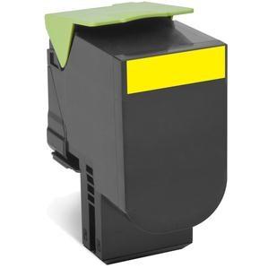 Lexmark 80C2HYE gul tonerpatron - Original, høj kapacitet (XL) billede