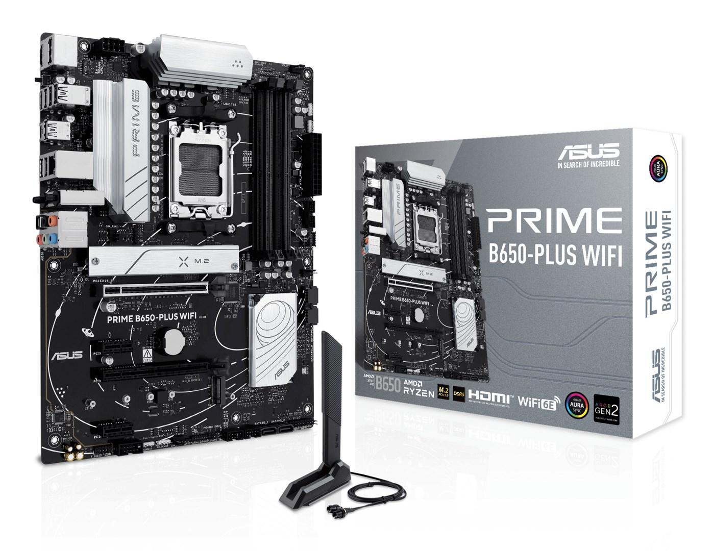 ASUS Prime B650-Plus WiFi - AMD B650 Socket AM5 ATX bundkort