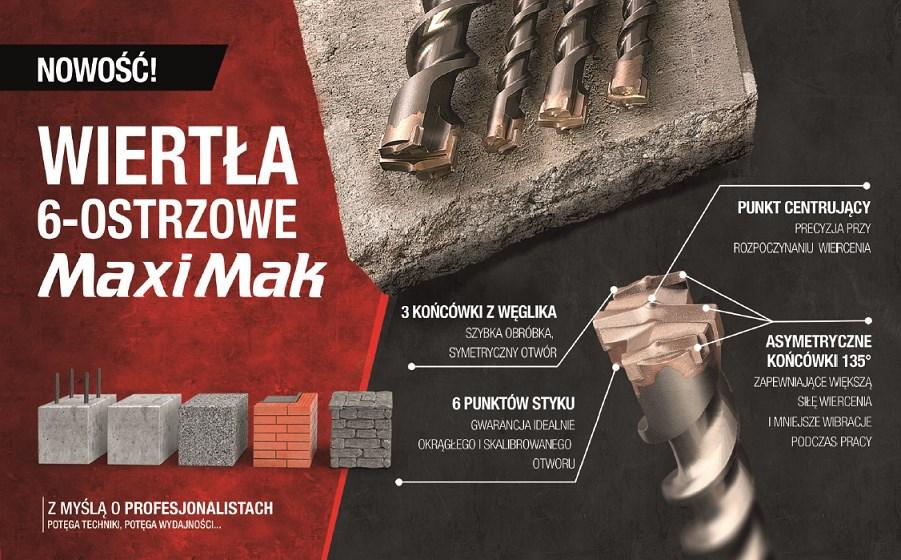Makita SDS Max bor 32 × 1.160 × 1.300 mm – 6-skærs