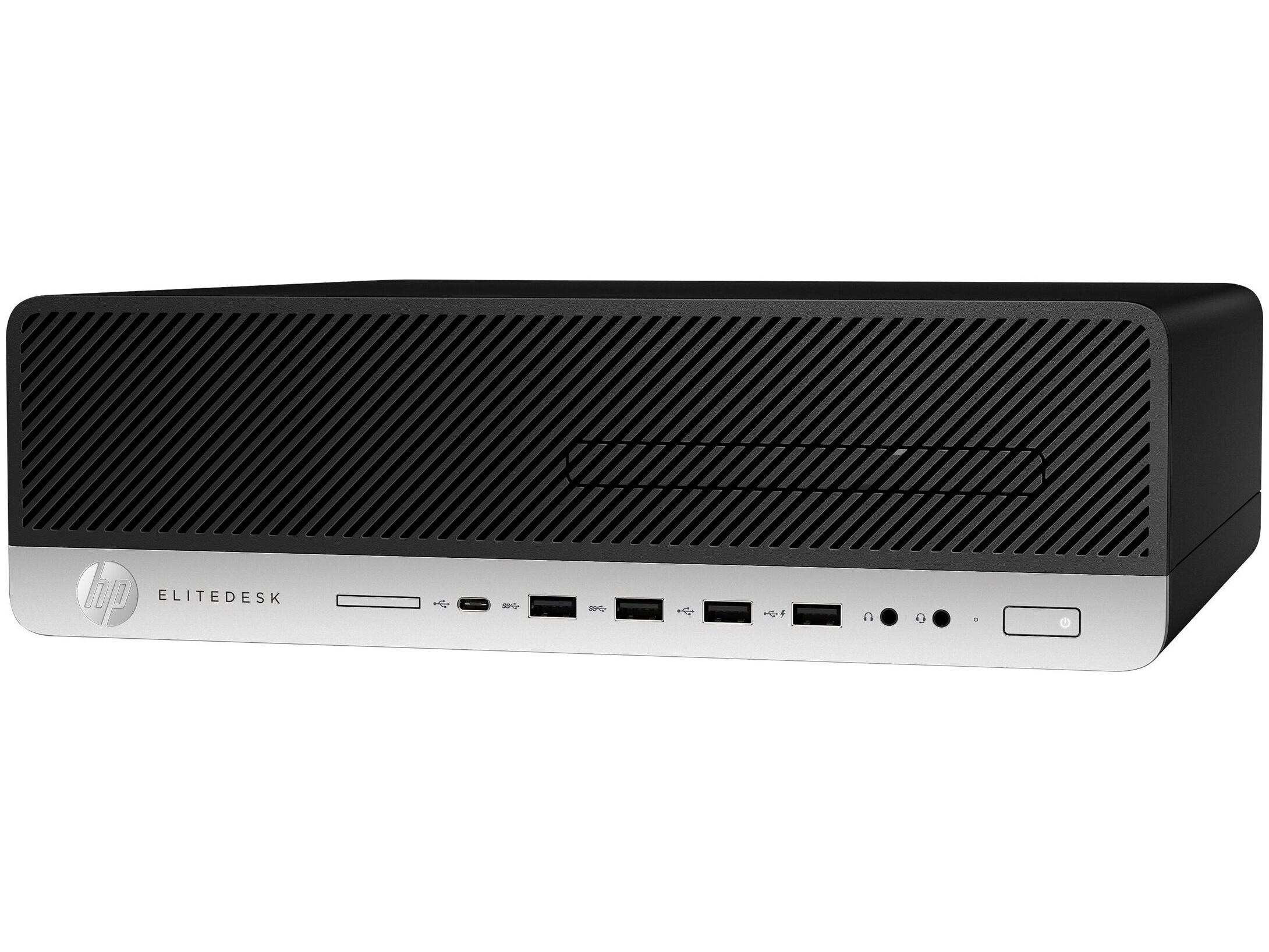 HP EliteDesk 800 G4 SFF – Core i5-8500T, 16 GB RAM, 256 GB SSD, Windows 11 Pro – (RENOVERET)