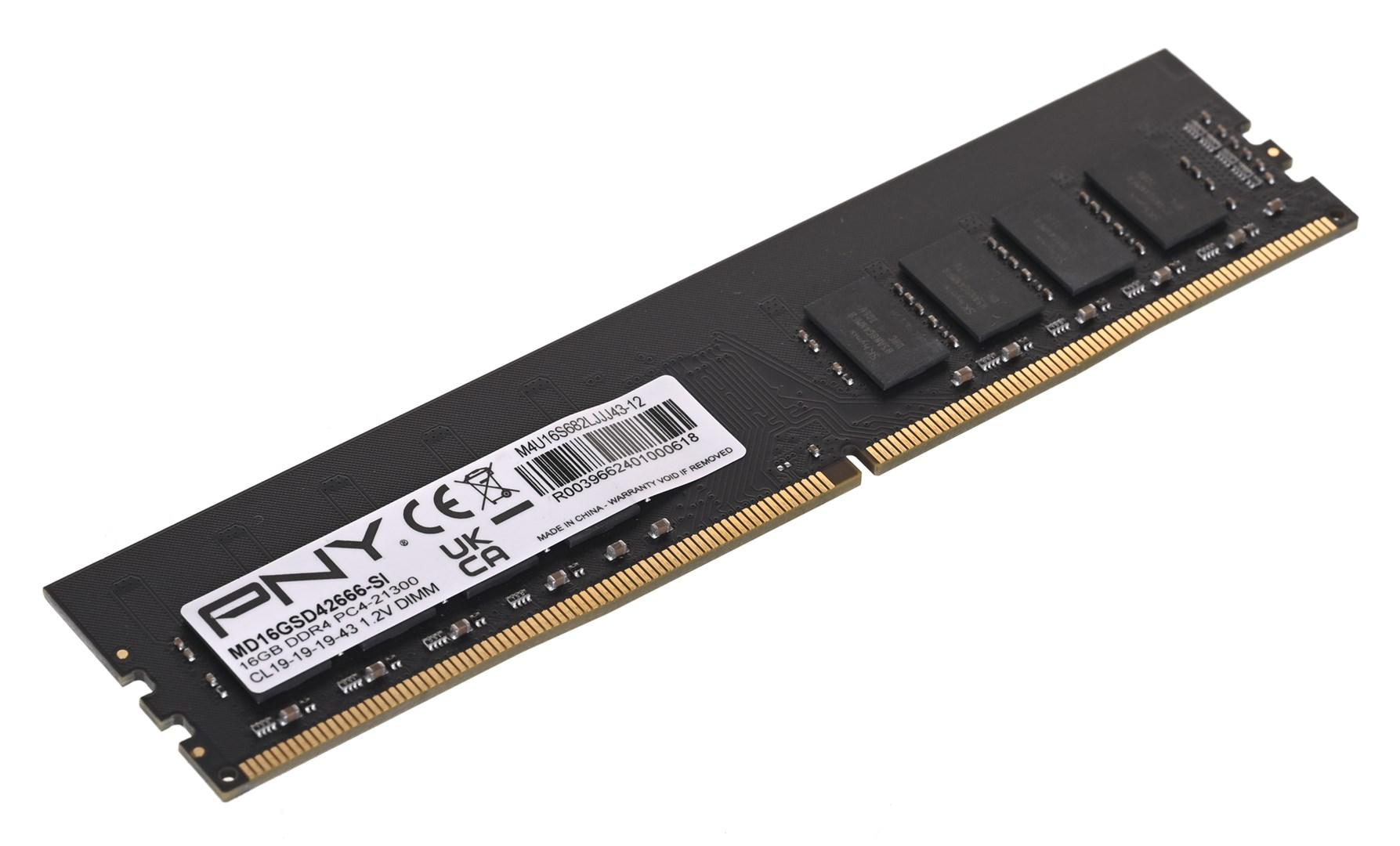 PNY MD16GSD42666 - 16 GB DDR4 2666 MHz DIMM RAM (1×16 GB)