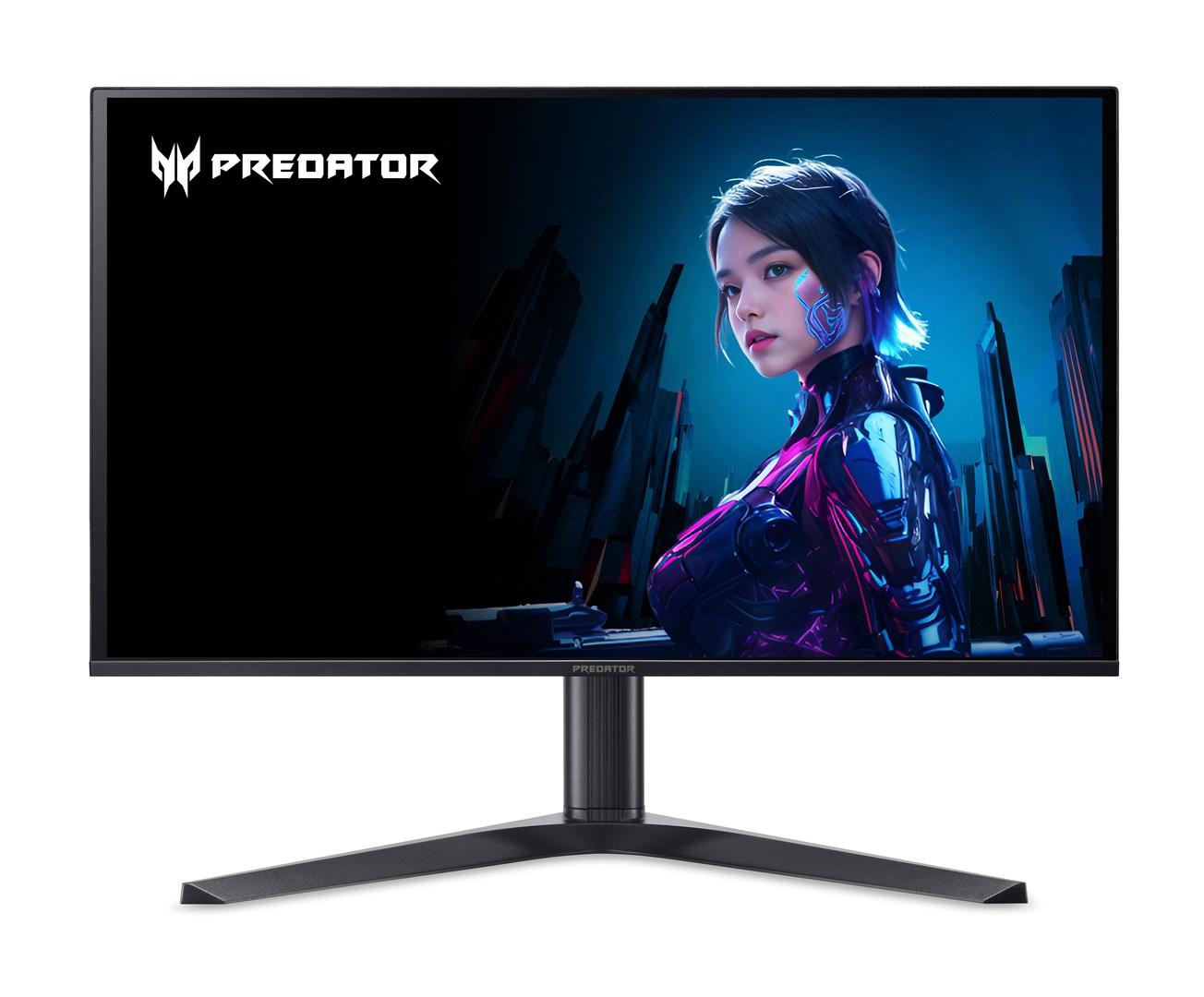 Acer Predator X27 QD‑OLED X27UF5 - 26,5" gaming skærm, 2560 × 1440, 500 Hz - Sort billede