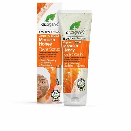 Eksfolierende ansigtscreme Dr.Organic Manuka Honey renser (125 ml)