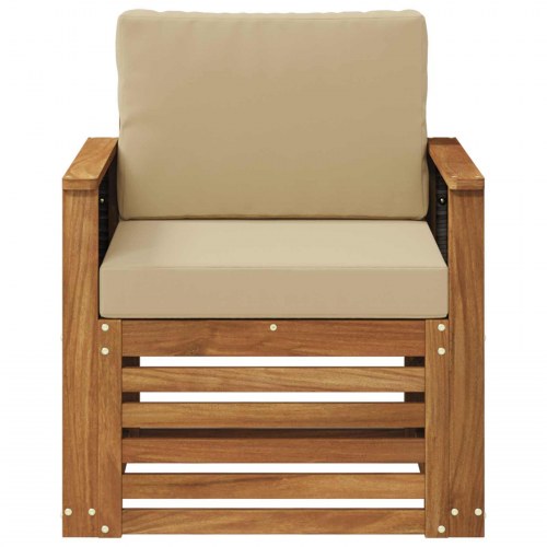 Udendørs Mellem Sofa Naturfarvet