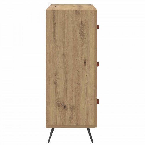Kommode med 3 skuffer - artisan eg, 69,5 x 34 x 90 cm