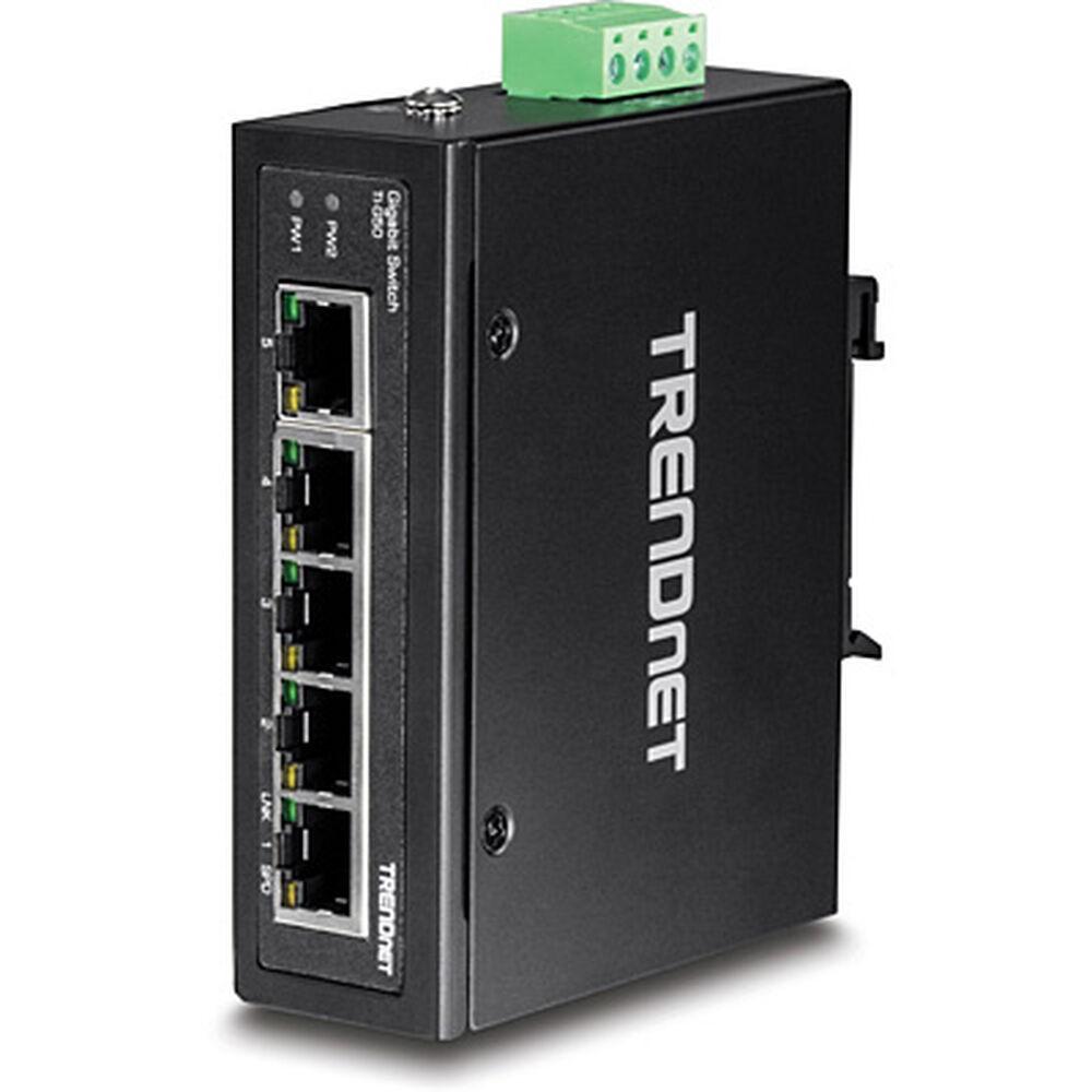 Trendnet TI-G50 - industriel gigabit switch i metal billede