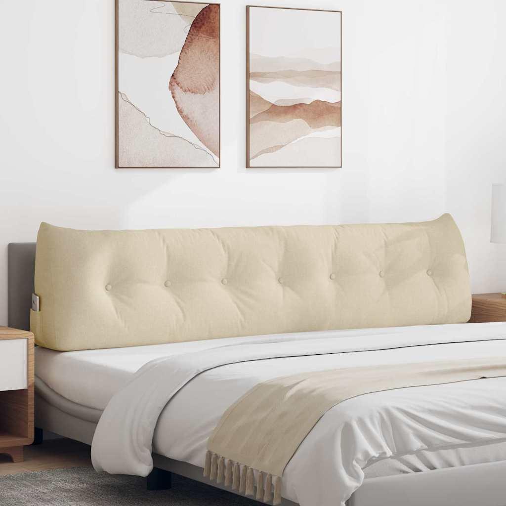 Rygpude Creme 200 x 24 x 50 cm Stof