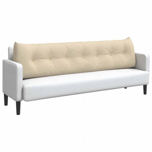 Rygpude Creme 200 x 24 x 50 cm Stof