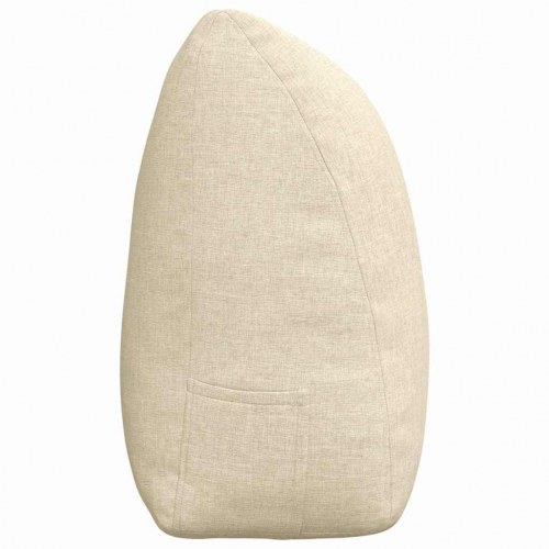 Rygpude Creme 200 x 24 x 50 cm Stof