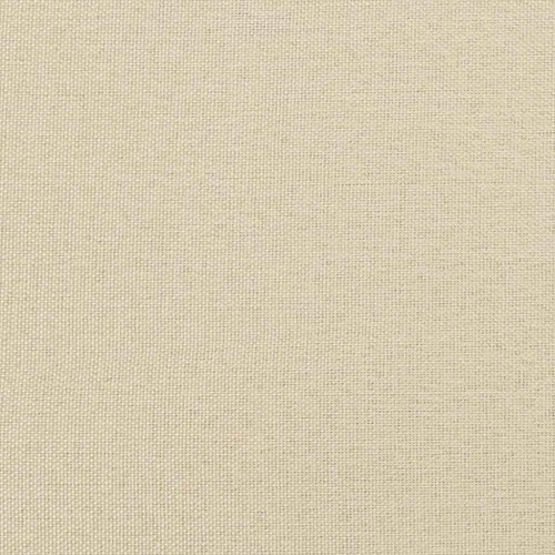 Rygpude Creme 200 x 24 x 50 cm Stof