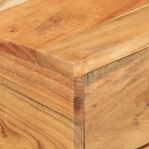 U-formet sidebord 45x30x61 cm massivt akacietræ