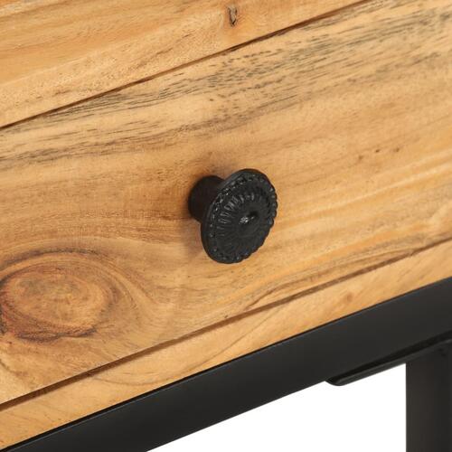 U-formet sidebord 45x30x61 cm massivt akacietræ