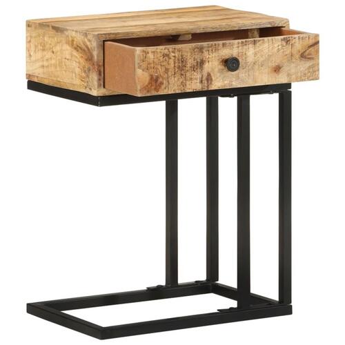 U-formet sidebord 45x30x61 cm massivt mangotræ