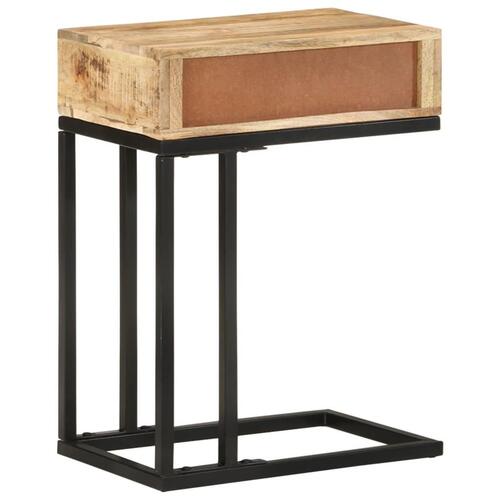 U-formet sidebord 45x30x61 cm massivt mangotræ