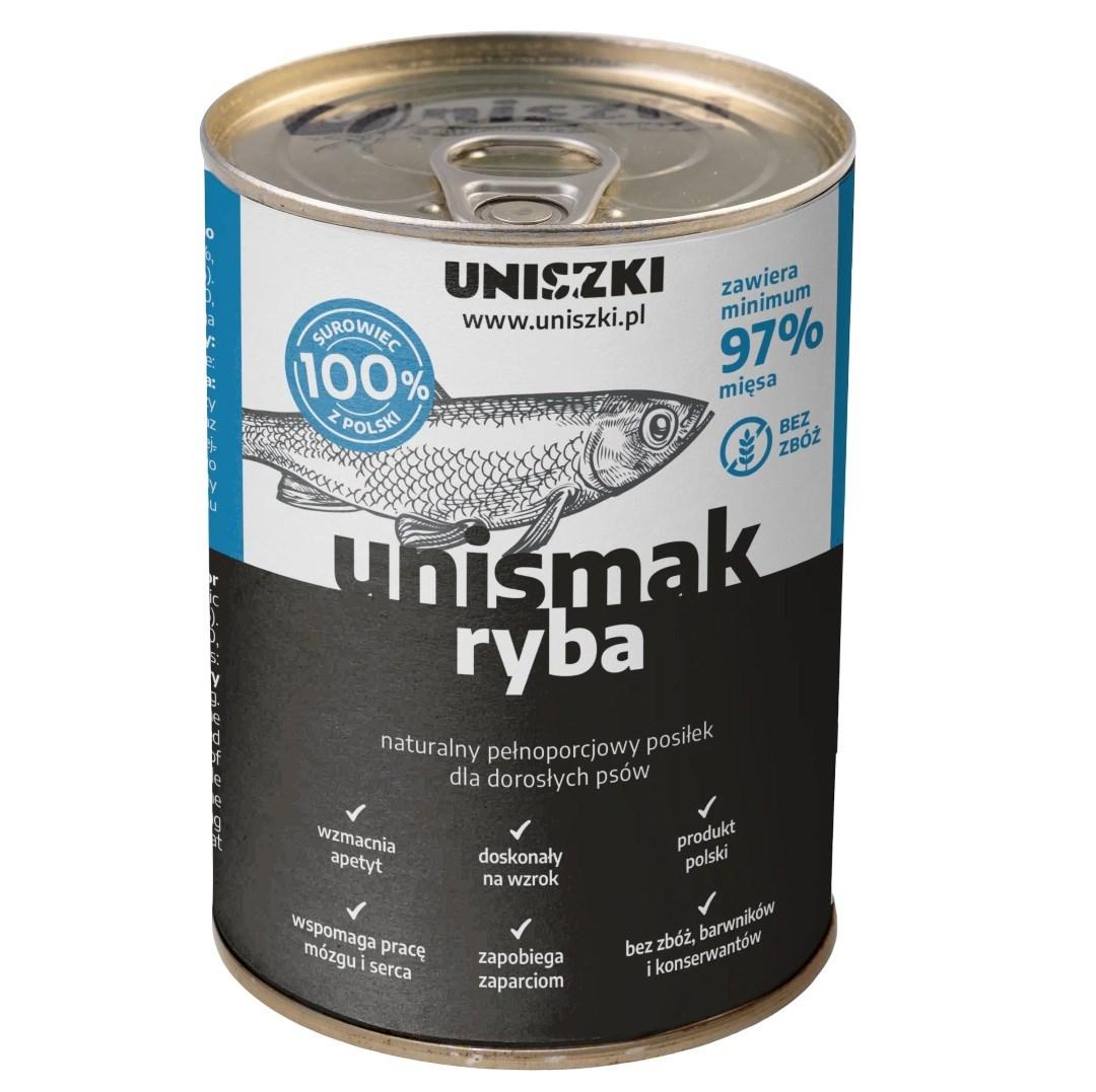 UNISZKI UNIsmak Fisk - vådfoder til hunde 400 g