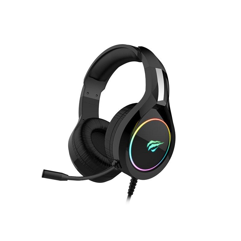 Havit Gamenote H2232d RGB - kablet gaming headset med mikrofon billede