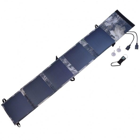 PowerNeed ES-5 solpanel 18 W - monokrystallinsk, vandafvisende