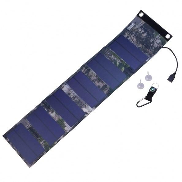 PowerNeed ES-6 solpanel 9 W - monokrystallinsk, grøn, foldbart