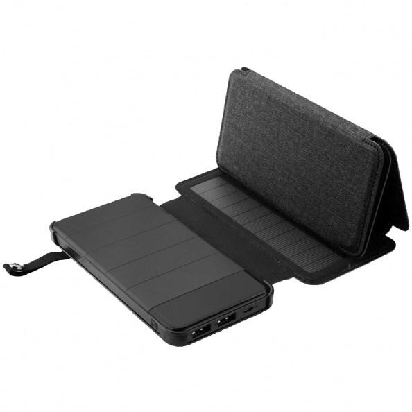 PowerNeed ES8000B solpanel powerbank 6 W - sort