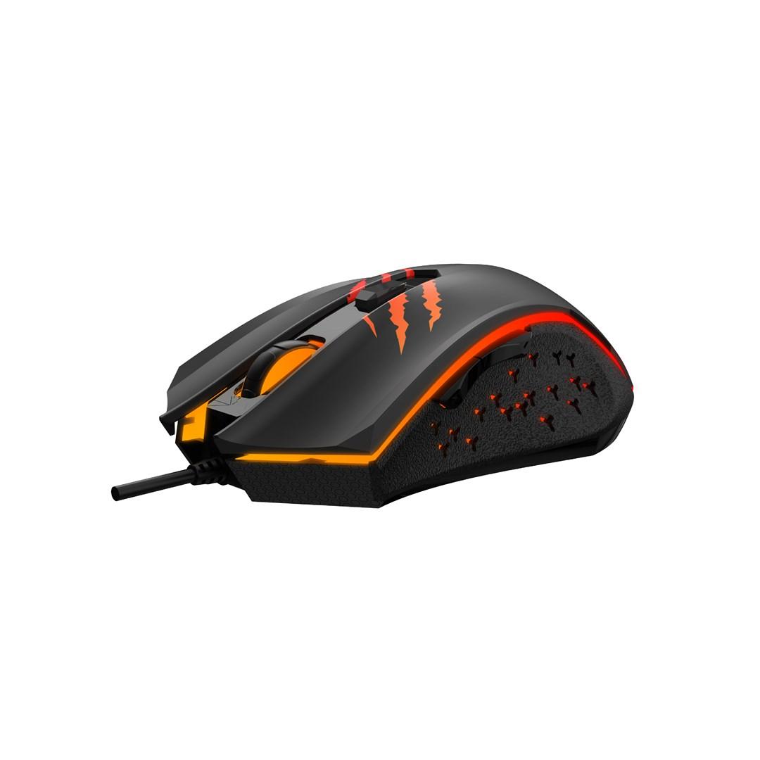Havit MS1027 gaming-mus - sort, 3600 DPI, 6 knapper billede