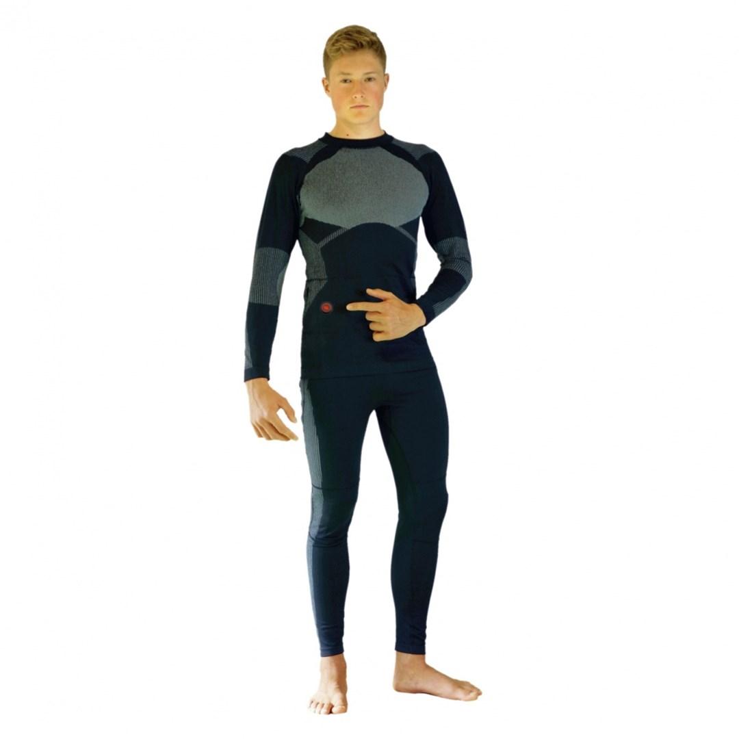 Glovii GXBL varmesæt til vintersport - unisex, sort, str. L
