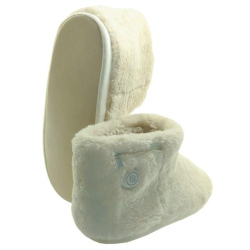 Glovii GQ7M hjemmesko - lukkede unisex tøfler, creme