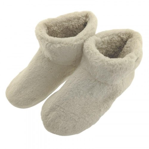 Glovii GQ7M hjemmesko - lukkede unisex tøfler, creme