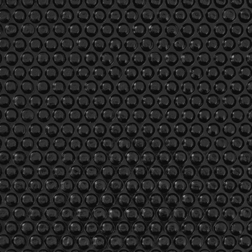 Sol pooldækken 1000 × 500 cm - firkantet PE, sort (110 μm)