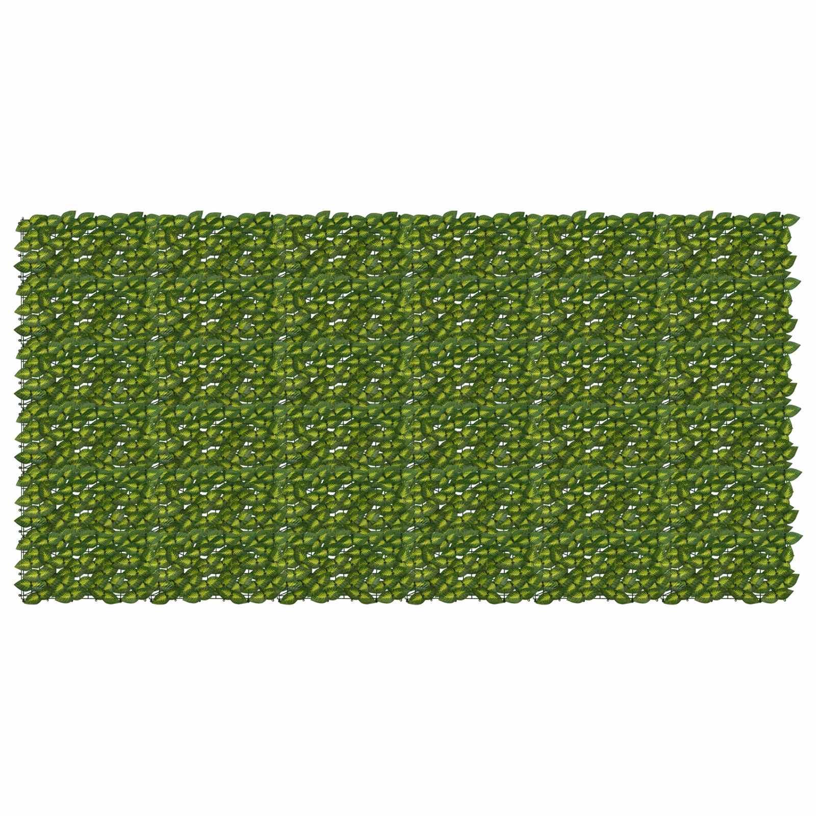 Altanscreen med blade Grøn og Gul 300 x 150 cm