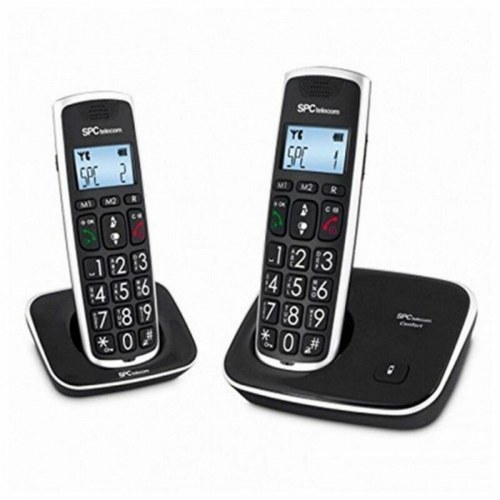SPC Gramo 7609N trådløs DECT-telefon - duo-sæt, sort