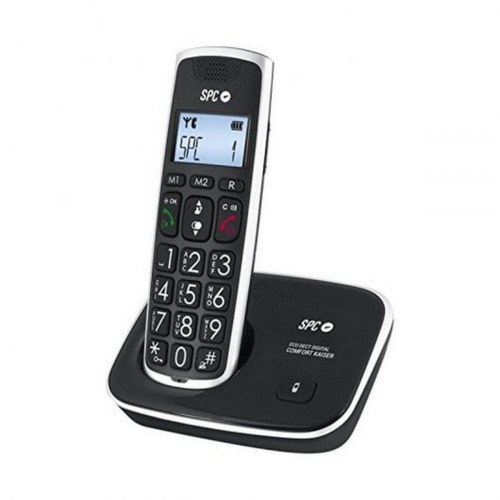SPC Gramo 7609N trådløs DECT-telefon - duo-sæt, sort