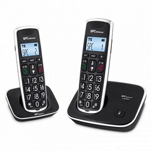 SPC Gramo 7609N trådløs DECT-telefon - duo-sæt, sort