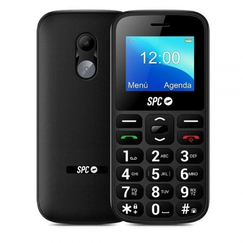SPC FORTUNE 2 4G - sort trykknaptelefon med SOS og Dual SIM