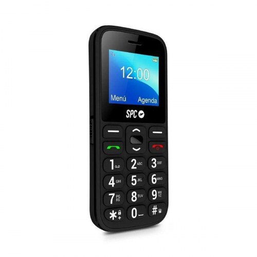 SPC FORTUNE 2 4G - sort trykknaptelefon med SOS og Dual SIM