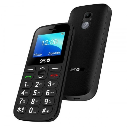 SPC FORTUNE 2 4G - sort trykknaptelefon med SOS og Dual SIM
