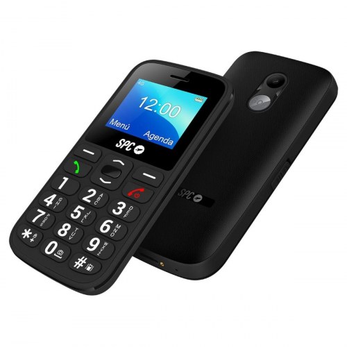 SPC FORTUNE 2 4G - sort trykknaptelefon med SOS og Dual SIM