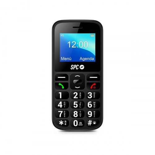 SPC FORTUNE 2 4G - sort trykknaptelefon med SOS og Dual SIM