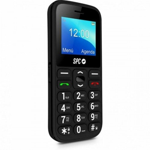 SPC FORTUNE 2 4G - sort trykknaptelefon med SOS og Dual SIM