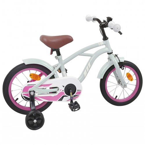 Børnecykel 16 tommer til 4-6 år gamle Lys grøn