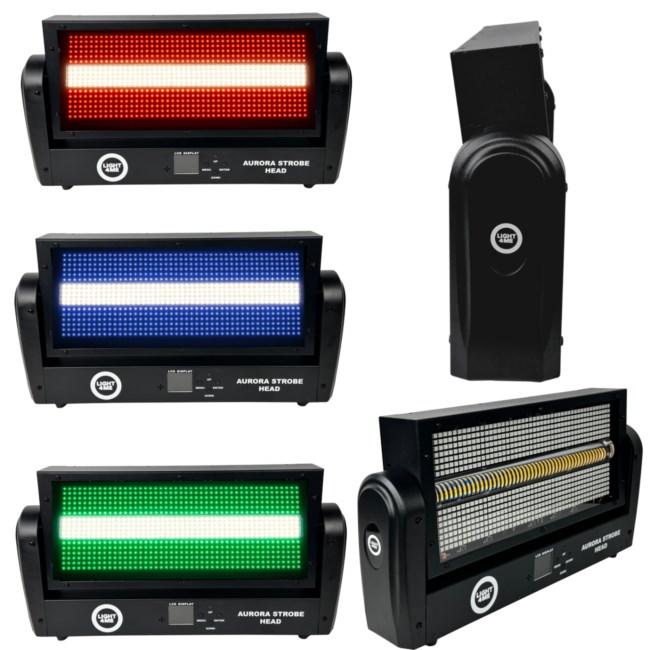 Light4Me Aurora Strobe Head - bevægeligt LED-stroboskop til studiebelysning