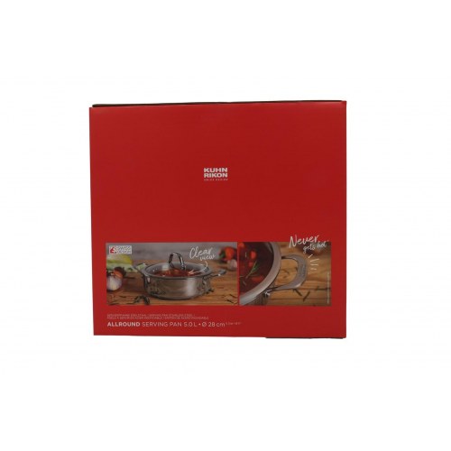Kuhn Rikon Allround gryde 5 l - rustfrit stål, 28 cm