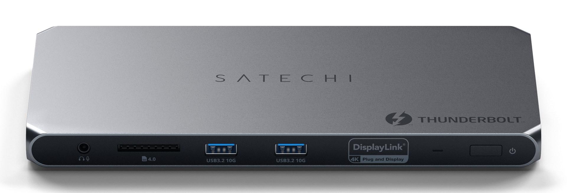Satechi Thunderbolt 4 Dock - 40.000 Mbit/s, grå billede