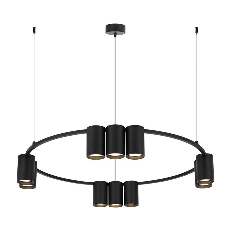 Loftpendel Pori ML0373 - sort, 10x GU10